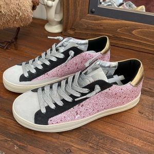 P448 glitter sneakers